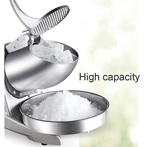 miduoduo Ice Crusher Electric Dual Blades Ice Crusher Shaver Edelstahl Rasierte Eismaschine 380w Schneekegelmaschine Für… – Bild 6