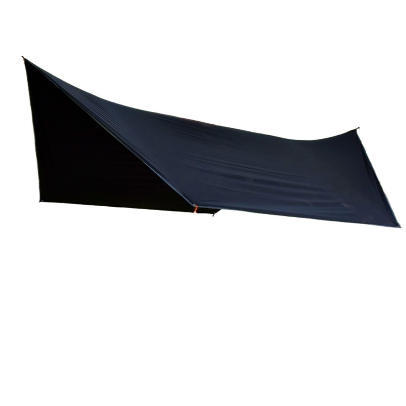 Waterproof Tarp, Multicolor 3.6x2.8m Beach Sun Shelter Tent Hammock Rain Fly(Black)