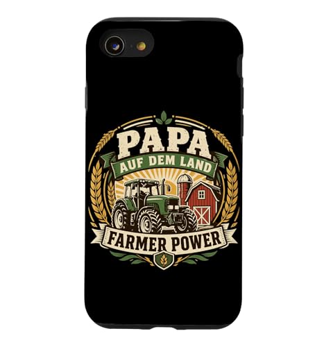 Papa Auf Dem Land Farmer Power Farm �O���t�B�b�N �O���[���g���N�^�[ �X�}�z�P�[�X iPhone SE (2020) / 7 / 8 �p