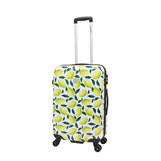 Viaccio Saxoline - Maleta rígida (tamaño M, 67 cm), Color Amarillo