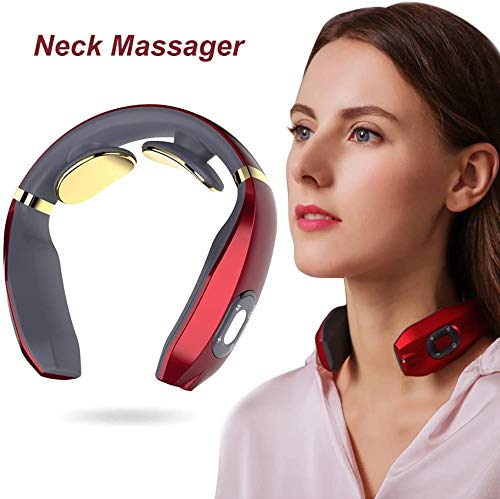 FUSHITON Neck Massager, Smart Neck Massager, Electric Pulse Neck Massager, Electric Neck Massager