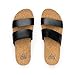 REEF Cushion Vista Hi Womens Platform Fashion Sandal, Arch Support, Ultra Soft Cushion Footbed, Black, 5