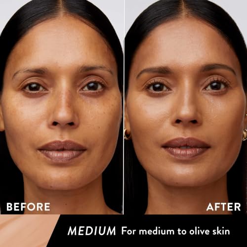 Image of LAURA GELLER NEW YORK Quench-n-Tint Tinted Moisturizer - Sheer to Light Buildable Coverage - Natural Glow Finish - Lightweight Formula with Hyaluronic Acid, 04 Medium