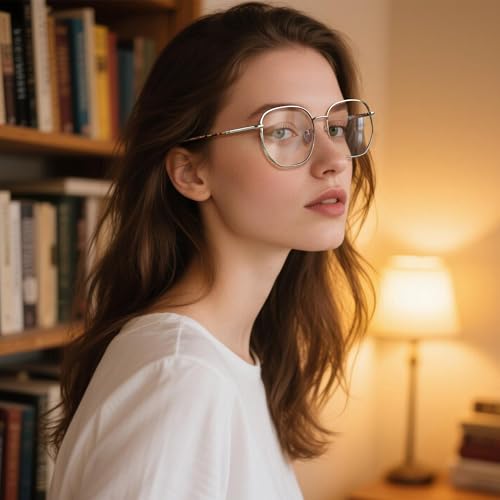Image of Cyxus Photochromic Blue Light Glasses for Men Women Computer Glasses UV Protection Glasses 8261