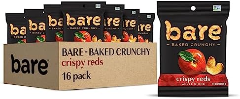 Bare Baked Crunchy Apples Fuji & Reds 15g (Pack of 16)