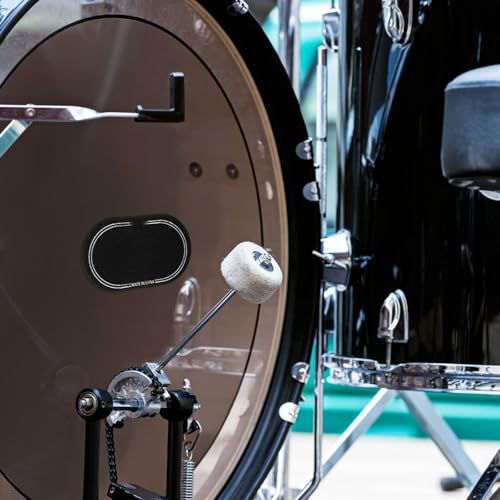 SEWACC 2 Pcs Drum Head Protective Sticker Pad miniatura 4