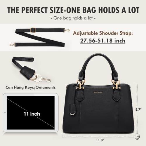 RAINSMORE Waterproof Purses for Women Satchel Top-Handle Handbag by RAINSMORE - Used condition - Image 5