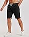 COOFANDY Mens Casual Dress Shorts Cotton Chino Shorts Fashion Classic Fit Resort Shorts Black