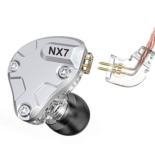 NICEHCK NX7 PRO カナル型イヤホン バランスドアーマチュア型ドライバー4基+2DD(複合カーボンナノチューブダイナミック) + 1セラミック振動板ドライバー 片側に7基のドライバーユニット 交換可能なフィルターとフェイスプレート 2pinリケーブル着脱式 ハイブリット 耳掛け式3.5mmプラグ HIFI 16芯高純度無酸素銅ケーブル付属 IEM (マイクなし, NX7 Pro 3.5mm) NICEHCK NX7 PRO カナル型イヤホン バランスドアーマチュア型ドライバー4基+2DD(複合カーボンナノチューブダイナミック) + 1セラミック振動板ドライバー 片側に7基のドライバーユニット 交換可能なフィルターとフェイスプレート 2pinリケーブル着脱式 ハイブリット 耳掛け式3.5mmプラグ HIFI 16芯高純度無酸素銅ケーブル付属 IEM (マイクなし, NX7 Pro 3.5mm)