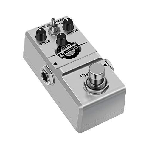 Clefly Nano Guitar Flanger Pedal For Electric Guitar Bass True Bypass 2 Modes #TOP4