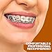 Orthodontic Rubber Bands for Braces - Premium Quality Elastic Teeth Rubber Bands for Braces, Fix Tooth Gaps, Dreadlocks, Includes Free Elastic Placer- Heavy Force 4.5 oz, 3/16 Inch, Natural (100 Pack)