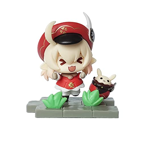 Sucrosey Genshin Figure Impact Klee Diluc Wenti Fischl Kaeya Barbara Wind Goly Q Version Anime Action Figures (Klee) #TOP26