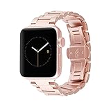 Case-Mate - Metal Linked Band - 38mm 40mm Stainless Steel Apple Watch Band - Series 4, Series 3, Series 2, Series 1 - Rose Gold