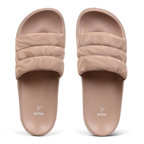 Image of YOHO Women Sliders Dolphy Nova | Snug Fit, Comfortable, Soft and Lightweight Slip Ons, Home Wear Chappal, Flip Flop Footwear for Woman /Ladies /Girls