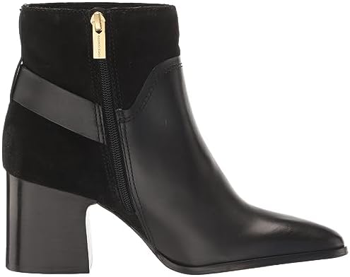 Vince Camuto Women's Evelanna Stacked Heel Bootie Ankle Boot, Black, 10 | Image 5