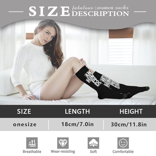 Antis Human Pro Dogs Pet Dogs Lovers Knee High Socks For Girls Boot Sock For Girl Athletic Crew Sock Fashionable Sock3
