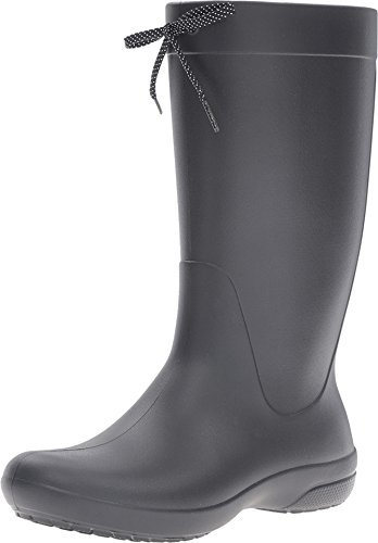 クロックス レインブーツ クロックス フリーセイル レイン ブーツ ウィメン レディース Black 23 cm