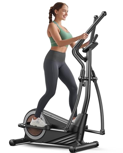 Image of Niceday Elliptical Exercise Machine, Elliptical Trainer for Home Use, Compact Elliptical Machine, 16 Levels Resistance, 400LBS Load Capacity