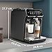 Philips 3300 Series Bean to Cup Coffee Machine – 6 Hot & Iced drinks, LatteGo Milk Frother, Fastest-to-Clean, 40% Quieter, Ceramic Grinder, Fully Automatic Espresso & Cappuccino maker – EP3347/90
