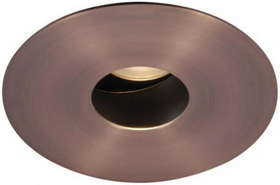 WAC Lighting HR3LEDT618PS927CB Tesla Pro 3.5" LED Round Pinhole Trim with Light Engine 2700K Spot Beam 90CRI, Copper Bronze