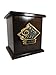 Music Lovers Cremation Urn, Wood Funeral Urns, with Personalization