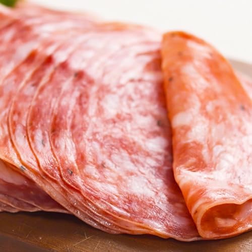 （08:30時点） 《DELICEMED》 スペイン産 冷凍 熟成 4ヶ月 サラミ 200g スライス 国内加工 風味豊か Frozen Premium Spanish Salami Aged 4 Months, Sliced in Japan (サルシッチョン スライス Salchichon)