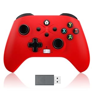 Gamrombo 2.4GHZ Wireless Controller for Xbox One Elite s/x PC Controller with Programming/Vibration/3.5 mm Audio/Turbo/6-Axis Gyroscope Compatible with Xbox Series S/X/PC