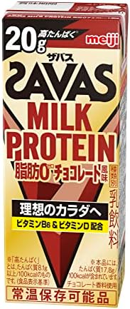 ■ザバス(SAVAS) ミルクプロテイン脂肪0 チョコレート風味 200ml×24 3,910円
