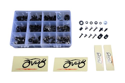 Kit visserie carénages M5 M6 anti-vibrations pour SUZUKI GSXR 1000 2001-2002 titane