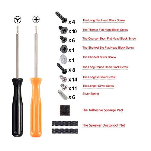 eXtremeRate Soft Touch Grip Back Plate for Nintendo Switch Console, NS Joy con Handheld Controller Housing with Full Set Buttons, DIY Replacement Shell for Nintendo Switch - The Great Wave - Image 3