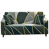 DuANgu Sofa Cover Couch Covers Sofa Slipcovers Stretch Sofa Slipcovers for 1 2 3 4 Seater Armchair Cover for Living Room with 2 Pillow Cases(A Large)