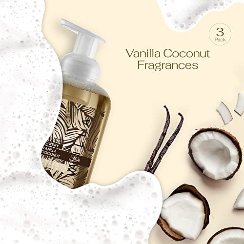 Foaming Hand Soap - Pack Of 3 - 53.7 Fl Oz, Moisturizing Hand Soap With Aloe Vera & Essential Oils - Alcohol Free Hand Wash In Vanilla Coconut Fragrance - Scented Hand Wash For Kitchen Or Bathroom #TOP3
