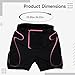 LUMINFLY XL Padded Shorts with Knee Pads, Snowboard Protective Gear for Women, Hip Tailbone Impact Protection, Ski Skate