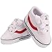 Top 1 Puppen Schuhe Turnschuhe weiß für kleine Puppen mit ca 5 cm Füßchen, Nr. 280b
