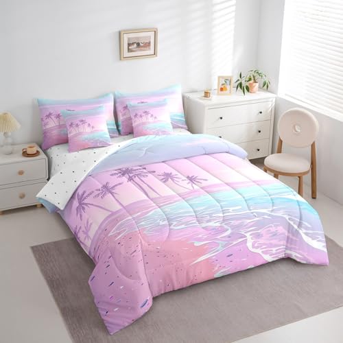 Juego de ropa de cama de cocotero de 7 piezas para transformar dormitorios individuales 3