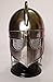 AnNafi® Handcrafted Viking Wolf Armor Helmet Silver Finish | Medieval Helmets Metal Knight Helmets | Wearable for Adult | Medieval Costumes Chainmail | Helm Armor SCA LARP Replica Costume