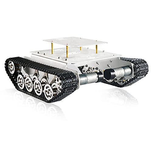 SZDoit Smart Shock Absorption Robot Tank Car Chassis Kit with Suspension System for Arduino...