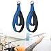 Zxpjkyu 2 Pack Double Loop Straps for Pilates, Deep Blue
