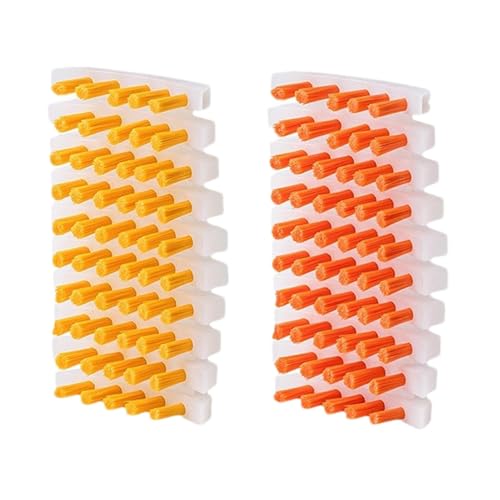 Samuliy Cepillo para frutas y verduras, limpiador multifuncional de zanahorias o maíz, herramientas de limpieza flexibles y flexibles, cepillo de limpieza, accesorios de cocina para cocina