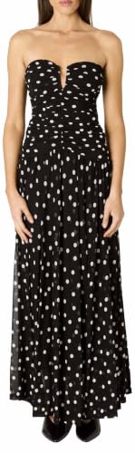 nia Women's Beverly Dress, Black/Ivory, M