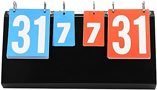 Marcador de 4 dígitos para tenis de mesa y baloncesto portátil 8