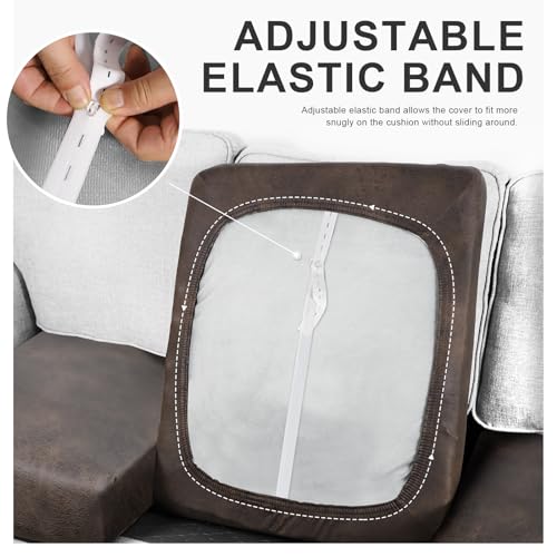 molasofa Leather Look Cushion Covers