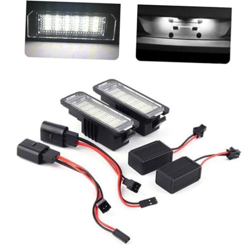 Lampes LED 12v pour plaque résolvant les ampoules grillées sur modèles compacts Golf 4