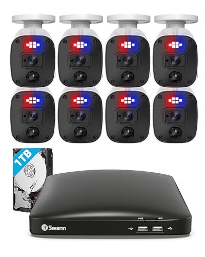 Swann 4K Wired DVR 8-Camera System