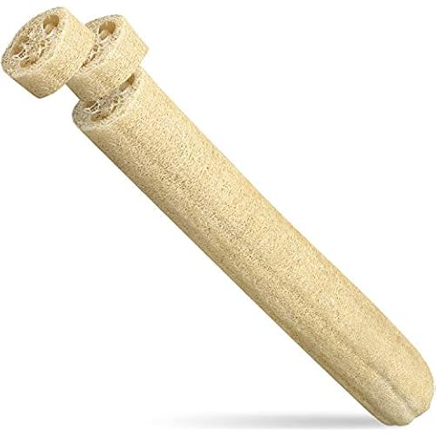 Loofah MomentsTM Luffaschwamm ungebleicht | 44cm große Luffa Gurke | Zur Körperpflege/Naturkosmetik/Deko/Basteln Cover