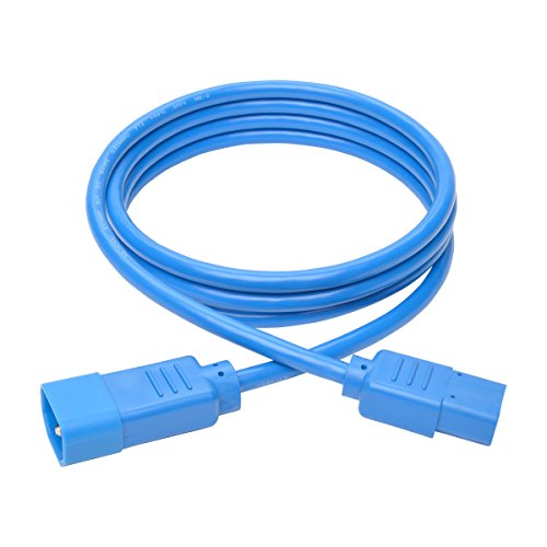 Tripp Lite Standard Computer Power Extension Cord, 10A, 18 Awg (Iec-320-C14 To Iec-320-C13), Blue, 6 Ft. (P004-006-Abl) #TOP1
