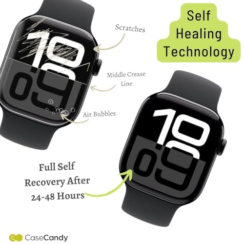 Image of BIGFACE Casecandy - [Pack of 2 Screen Protector Guard For Apple Watch 46mm Series 11 /10 | HD Screen Guard for Apple Watch Series 10 / Series 11 46mm - HD /Easy Installation Kit