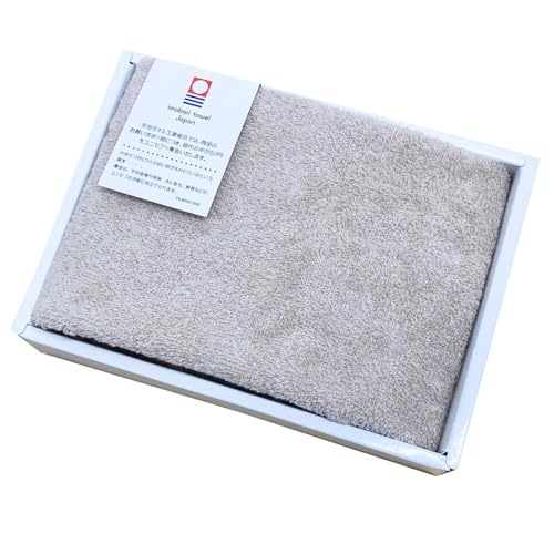 今治タオル ギフトセット フェイスタオル1枚 甘撚り ベージュ 約32×80cm あまよりコットン 包装 箱入れ ギフト お祝い お返し プチギフト 挨拶用