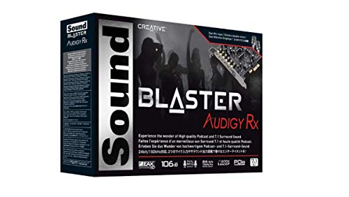 Creative Sound Blaster Audigy Pcie Rx 7.1 Sound Card With High Performance Headphone Amp #TOP2