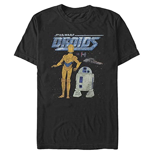 T-shirt Star Wars homme R2 C3PO noir XXL idéal pour vos soirées cinéma